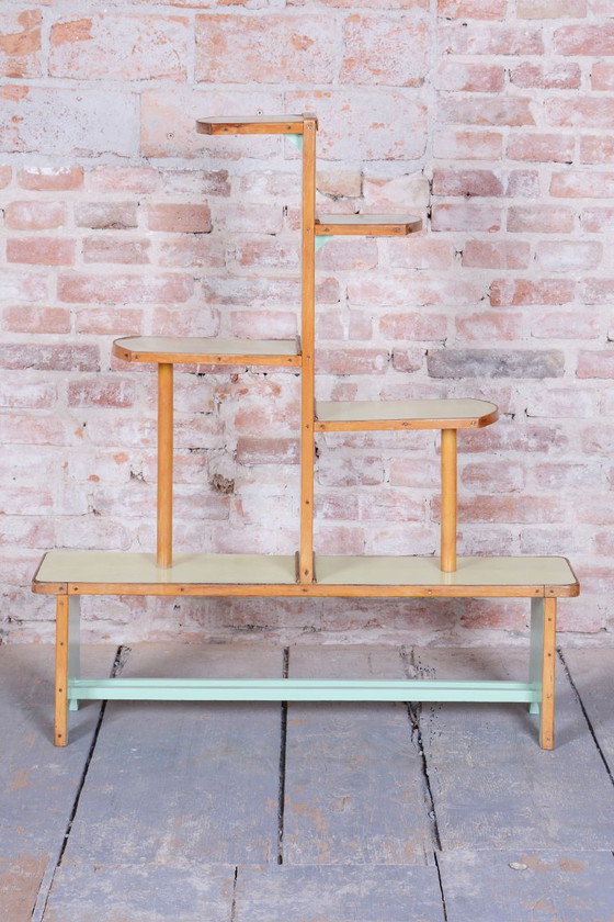 Artdeco Étagère restaurato, Faggio, Umakart, Repubblica Ceca, anni '30 – Scaffali a muro, Wood (photo 6 of 11)