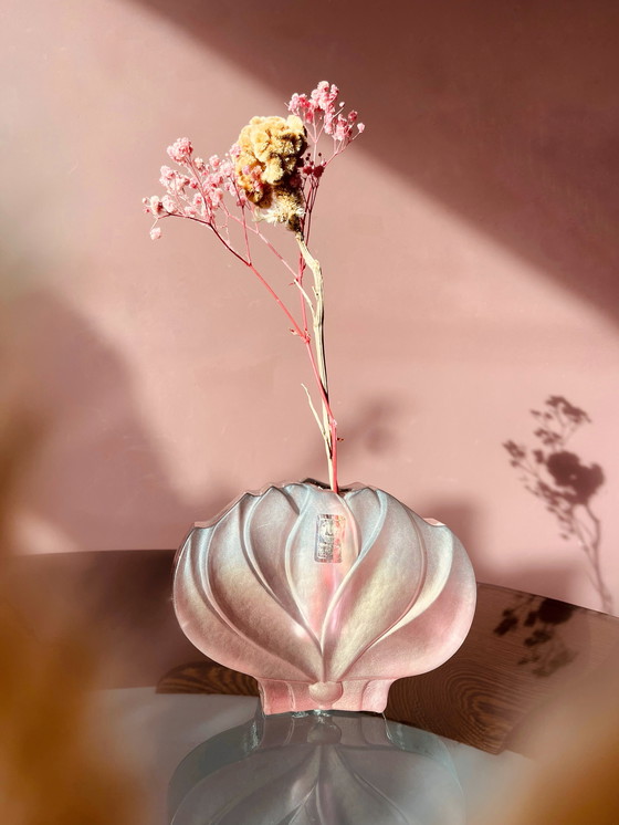 Image 1 of Walther crystal "70's Lotus flower vase