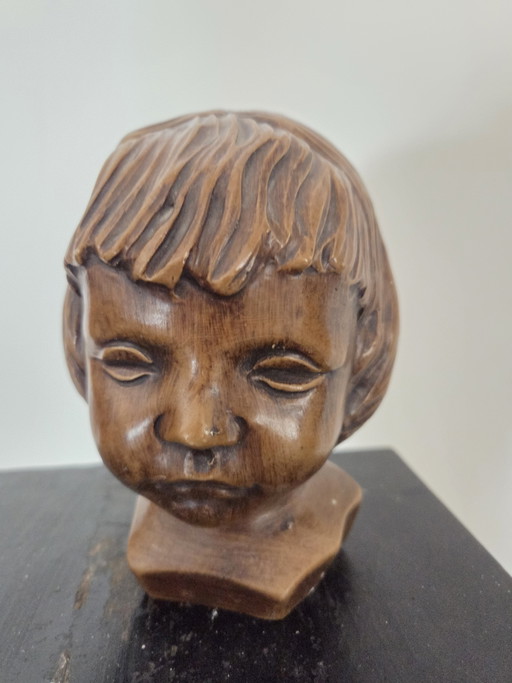 Testa di bambino vintage di Paridon