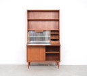 Bookcase with bar area, 1960s