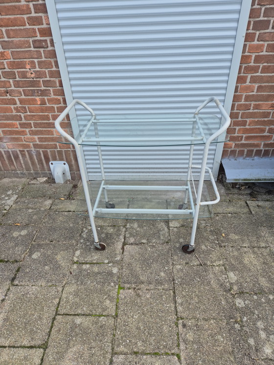 Image 1 of Carrello di servizio industriale vintage