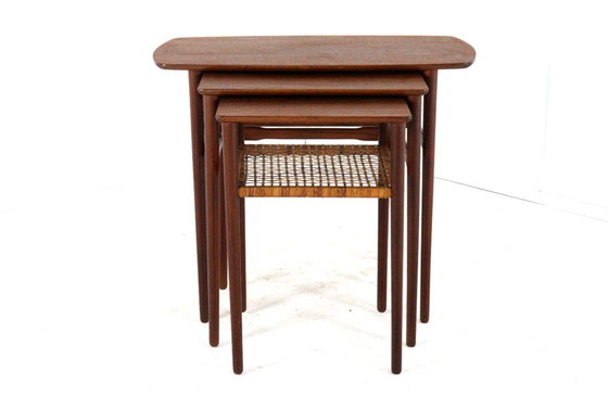 Image 1 of Set nesting tables bijzettafels Deens 'Sunds' vintage
