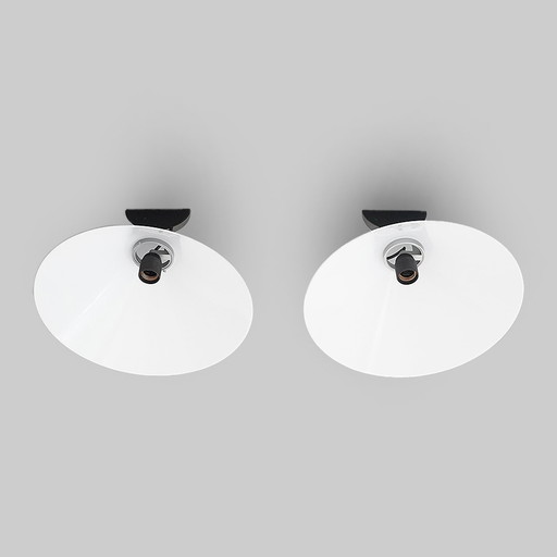 Paar "Aggregato" wandlampen van Enzo Mari voor Artemide, 1970