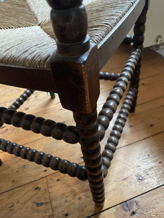 Image 1 of Mooie oude Bobbin hoeksteen