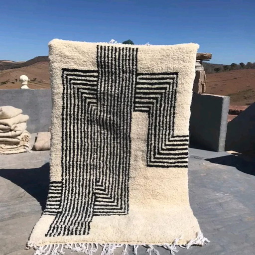 Tappeto berbero tradizionale fatto a mano, 150/250 cm