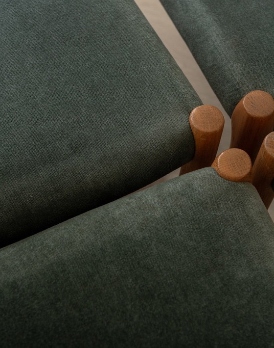 Image 1 of Sedie da pranzo modello 84 vintage in quercia di Niels Otto Møller per J.L. Møllers Møbelfabrik, Danimarca, anni '60, set di 4