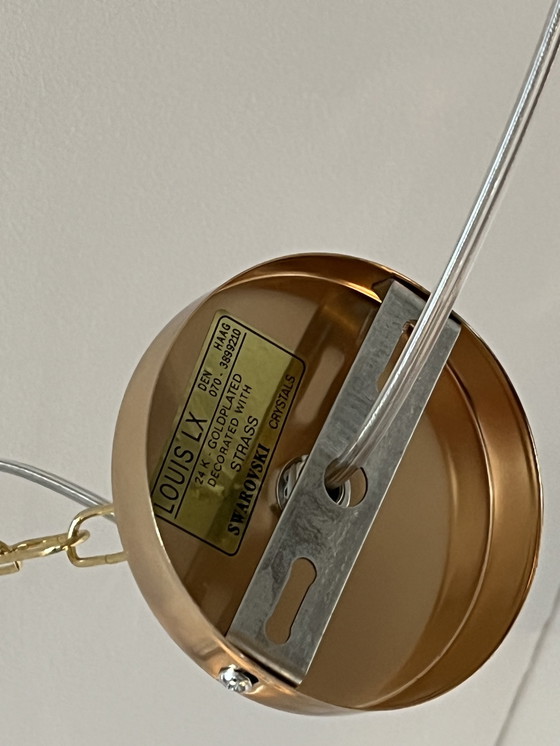 Image 1 of Set di 2 lampade a sospensione in cristallo Swarovski