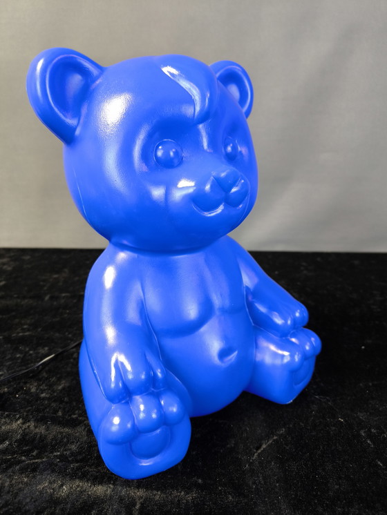 Image 1 of Lampe de table vintage ours en plastique