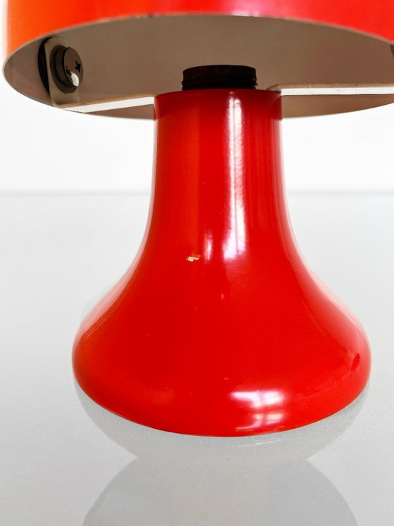 Image 1 of Vintage rood Eclipse tafellampje