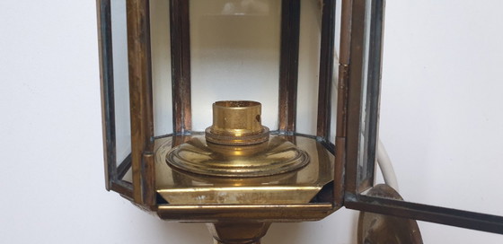 2 lanterne antiche lampade da carrozza lampade da esterno – Applique, Ottone (photo 17 of 27)