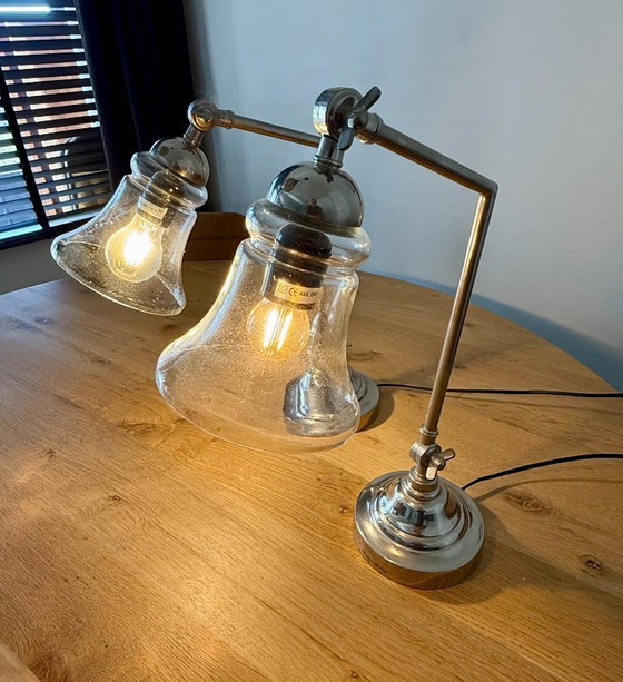 Image 1 of Zwei verstellbare Chromleuchten