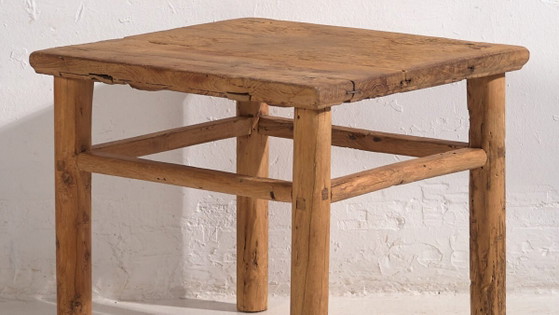 Antiker Massivholz-Couchtisch (ca. 1870) – Couchtische (photo 3 of 10)