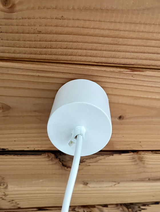 Image 1 of Lampada a sospensione vintage in vetro opalino