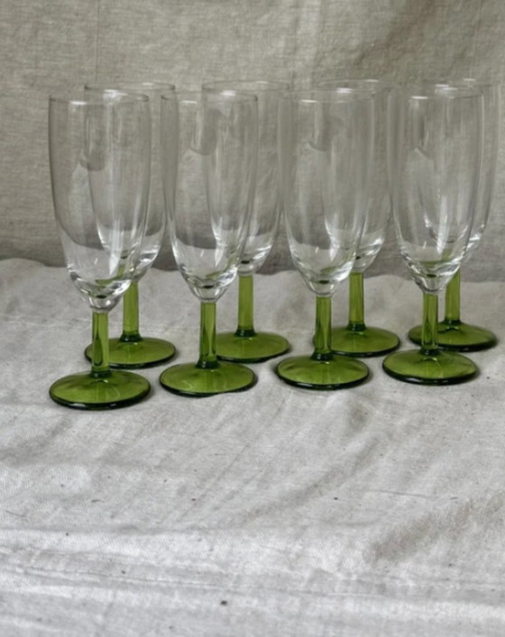 Image 1 of 12 champagneglazen