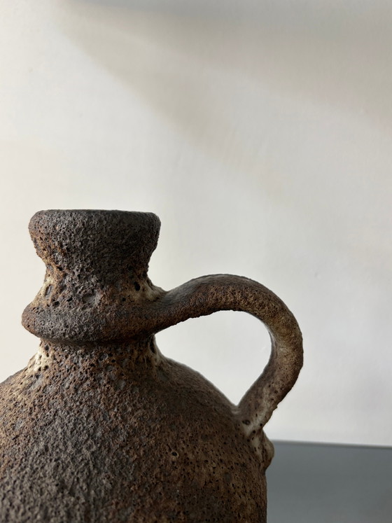 Vintage fat lava ceramic vase (photo 2 of 5)