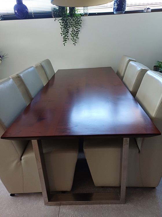 Cherry Colorful Table – Dining tables, Metal, Wood (photo 4 of 5)