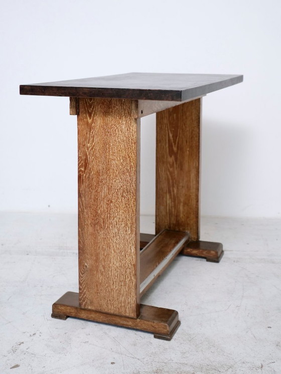 Image 1 of bistro table, modernist Art Deco console table, 1930s