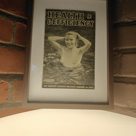 Image 1 of Magazine naturiste vintage « Santé et efficacité » de 1948 – Encadré