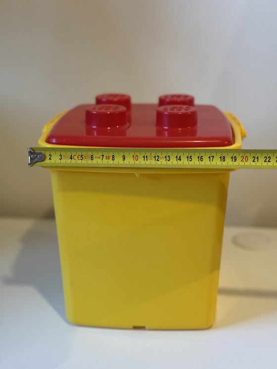 Image 1 of Vintage LEGO container jaren '80/ '90 - popart design