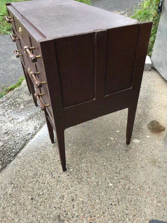 Vintage Brown Chest of Drawers, 1950s – Mid Century Modern (photo 5 of 6)