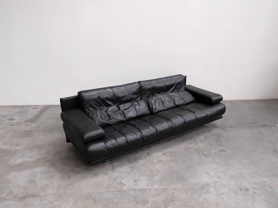 Image 1 of Divano vintage a tre posti in pelle Rolf Benz 6500