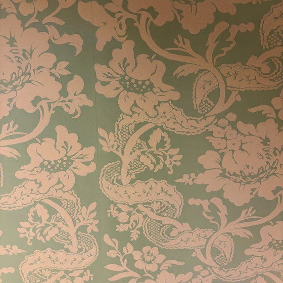 Image 1 of Farrow & Ball Versailles behang (6 rollen + restant)
