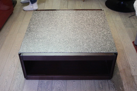 Image 1 of Angelo Mangiarotti 4D Coffee Table for Molteni, Italy 1960s
