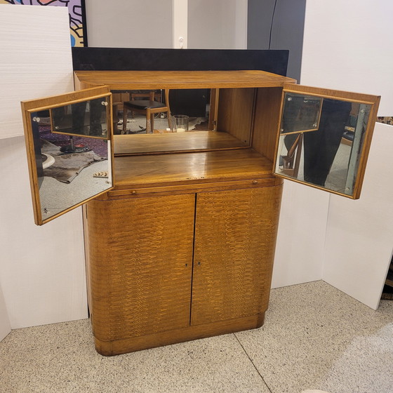 Image 1 of Mueble Bar Art Déco, Madera De Arce, Circa 1930 – Francia