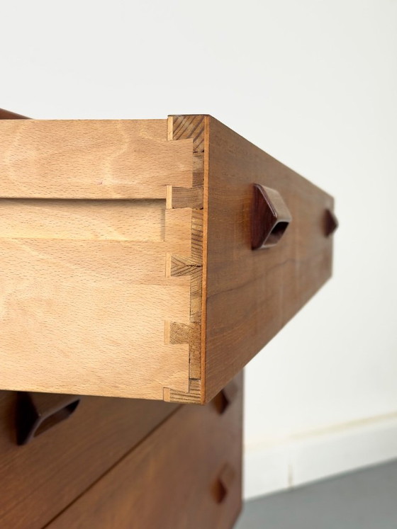 Danish Teak Chest of Drawers by Børge Mogensen for Søborg Møbelfabrik, 1960s – Wood, Vintage (photo 8 of 17)