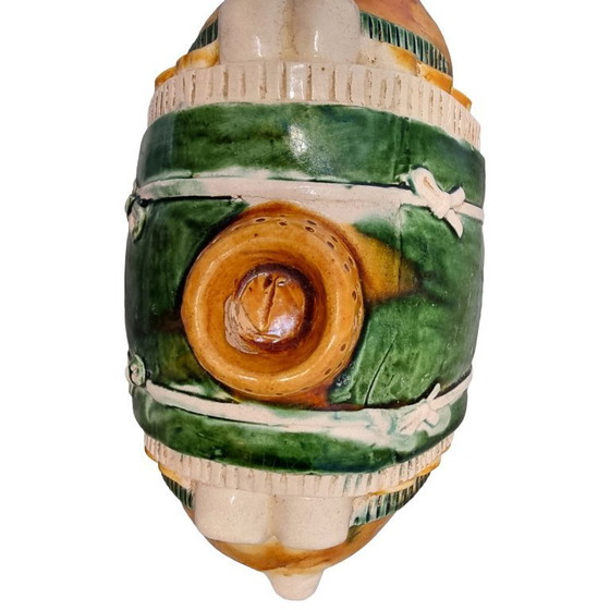 Image 1 of Dromedario de cerámica estilo Tang con esmalte Sancai.