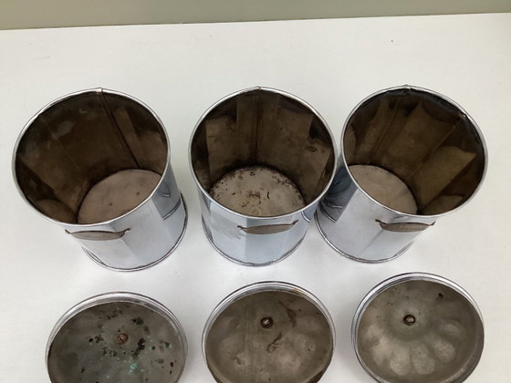 Image 1 of Barattoli vintage in stile Art Déco per caffè, zucchero e cicoria.