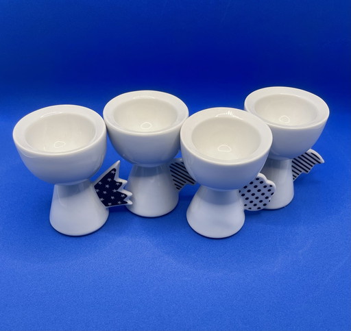 Set van 4 eierdopjes van Art Werk