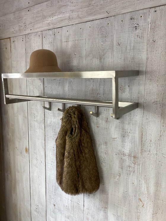 Image 1 of Porte-manteaux inox 80's