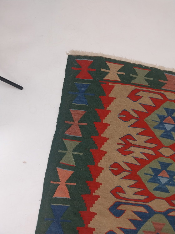 Image 1 of 1 x Kelim vloerkleed uit Turkije 1970's 165cm x 110cm