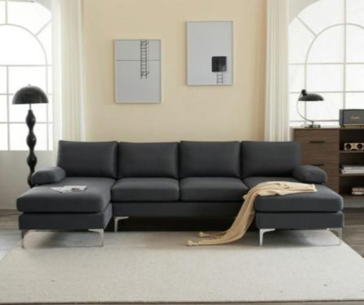 Aanbieding: Perfecte grote hoekbankset met 2 chaise longues.