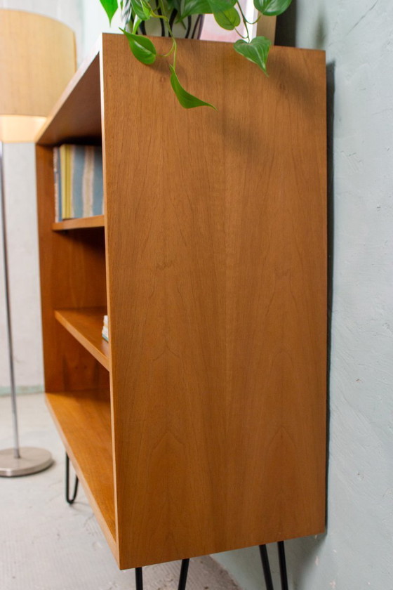 Image 1 of Vintage Teak Walnut Bookshelf/Chest of Drawers, Mid-Century 1960s