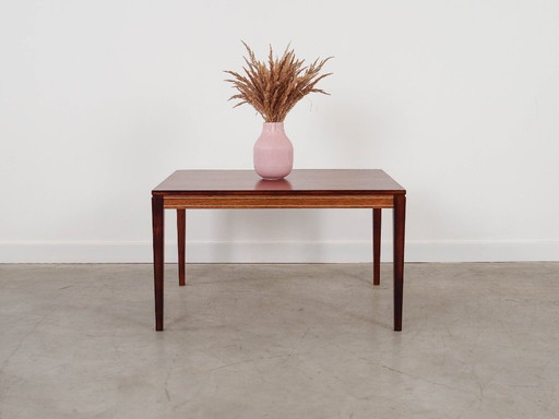 Table basse en palissandre, design danois, années 1970, fabriquée au Danemark