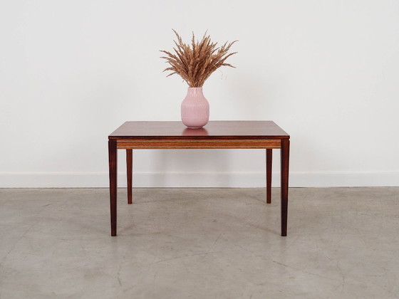 Image 1 of Table basse en palissandre, design danois, années 1970, fabriquée au Danemark