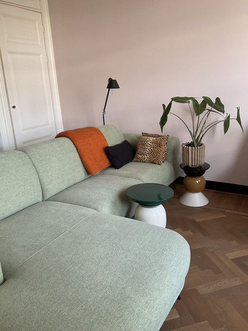 Nuovo di zecca! Divano con chaise longue + 2 posti con braccioli