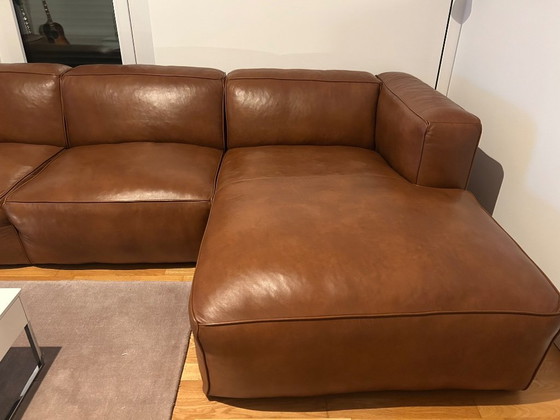 Image 1 of Christian Lacroix leather corner sofa Muse (5 seater) in excellent condition