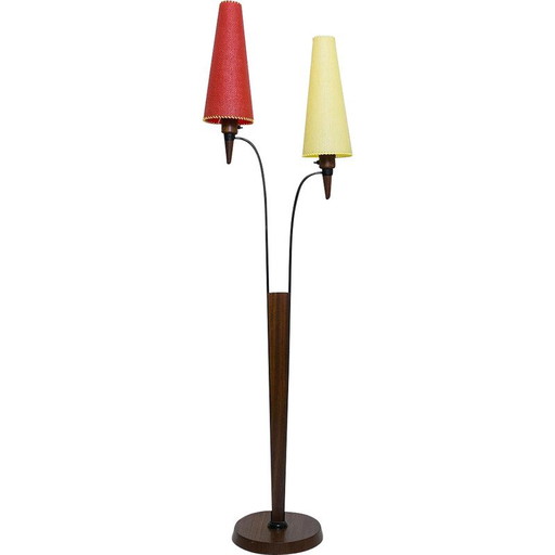 Scandinavische staande lamp uit Mid Century, 1950