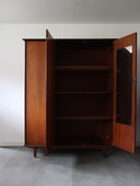Armadio vintage impiallacciato in teak