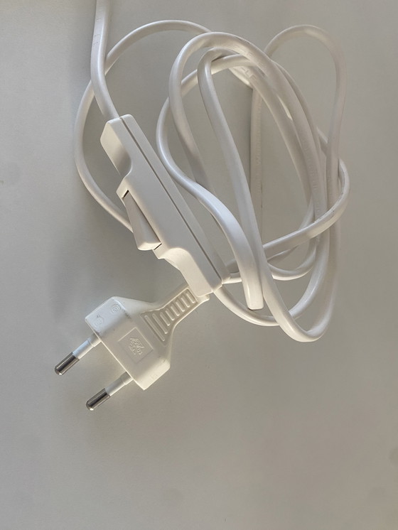 Image 1 of Massive - Made in Belgium - Looping lamp - table lamp - white lacquered - 90's