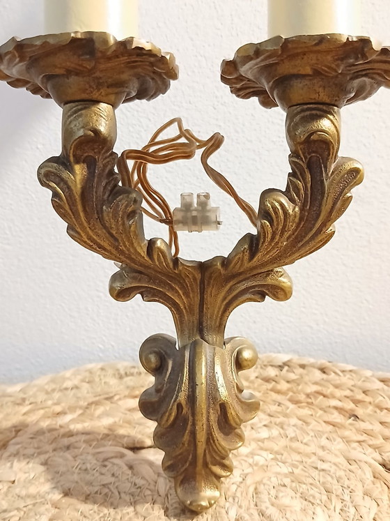 Vintage 1900 gilded bronze Wall light by Maison Gau Paris, Louis XV style – Lucien gau (photo 6 of 12)