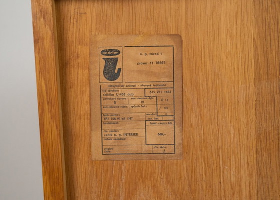 Image 1 of Vintage dressoir U-458 van Jiří Jiroutek voor Interiér Praha, jaren 60, Tsjechoslowakije