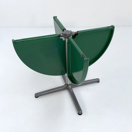 Green Plana Folding Table by Giancarlo Piretti for Castelli, 1970s