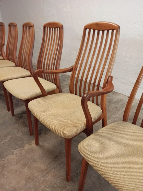 Image 1 of 6 sedie da pranzo danesi di metà secolo di Schou Andersen