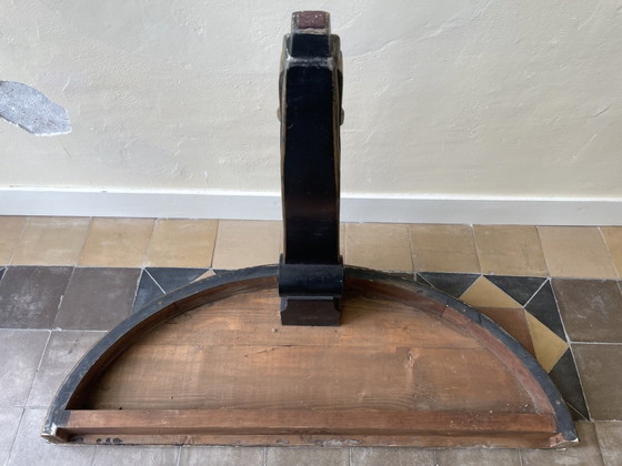 Image 1 of Sidetable Console Table Wall Table Half Round French 19th century
