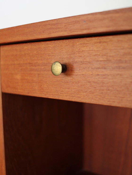 Vintage Deense Secretaire in Teak – Bureau, Wood (photo 10 of 12)
