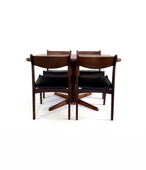 Image 1 of Table de salle à manger danoise extensible vintage, Korup Stolefabrik '60